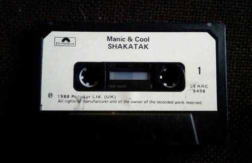 Shakatak - Manic & Cool Cassette Tape