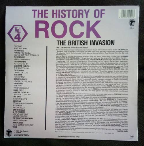 The History of Rock Vol.4 LP Vinyl Record