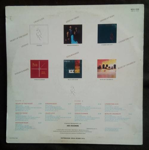 POCO - Backtracks LP Vinyl Record - Italy Pressing