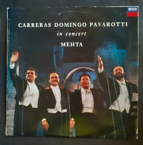 Jose Carreras, Placido Domingo, Luciano Pavarotti - In Concert LP Vinyl Record