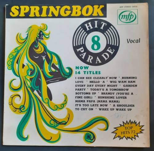 Springbok Hit Parade Vol.8 LP Vinyl Record