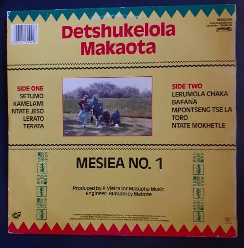 Detshukelola Makaota - Mesiea No.1 LP Vinyl Record
