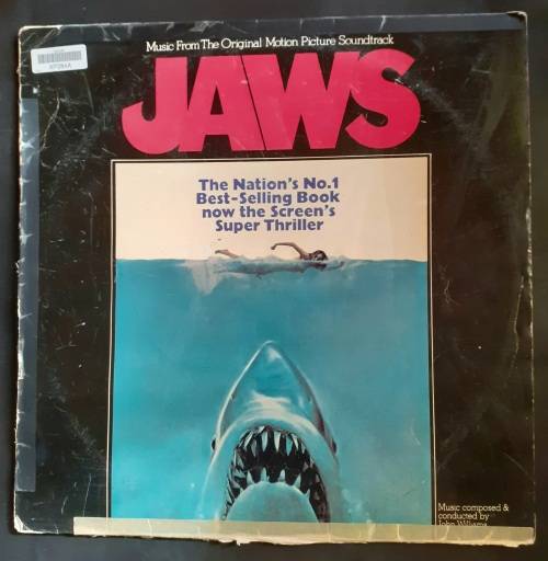 Jaws (Music From The Original Motion Picture Soundtrack) LP Vinyl Record