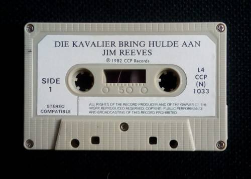 Die Kavalier - Die Kavalier Bring Hulde Aan Jim Reeves Cassette Tape