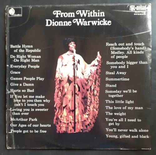 Dionne Warwicke - From Within Double LP Vinyl Record Set