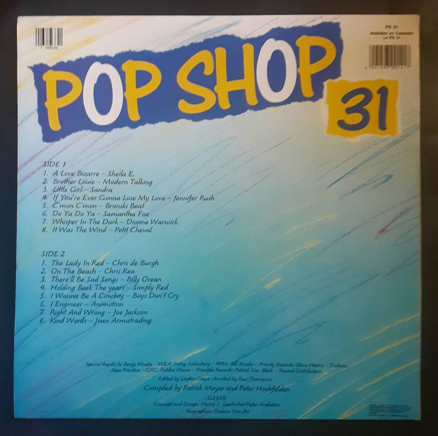 Pop Shop Vol.31 LP Vinyl Record