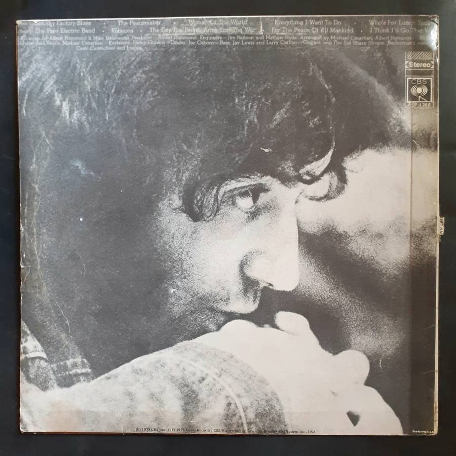 Albert Hammond - The Free Electric Band LP Vinyl Record