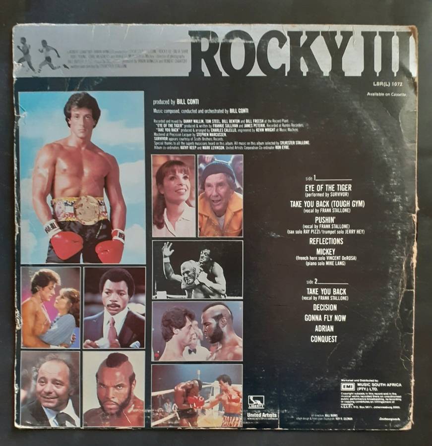 Rocky III (Original Motion Picture Soundtrack) LP Vinyl Record