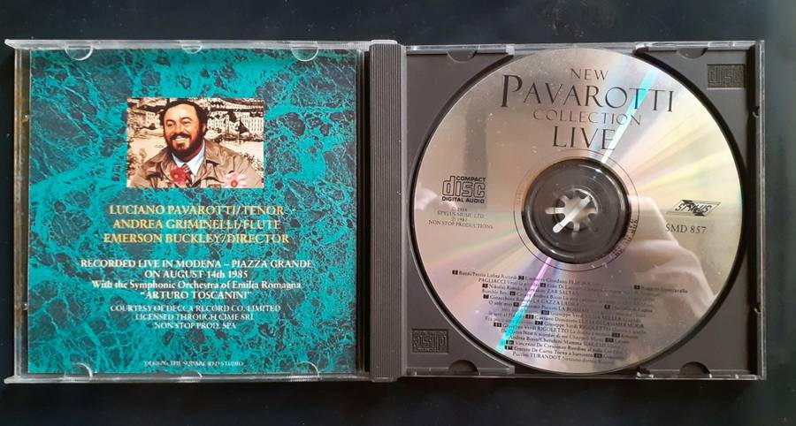 New Pavarotti Collection Live (CD)