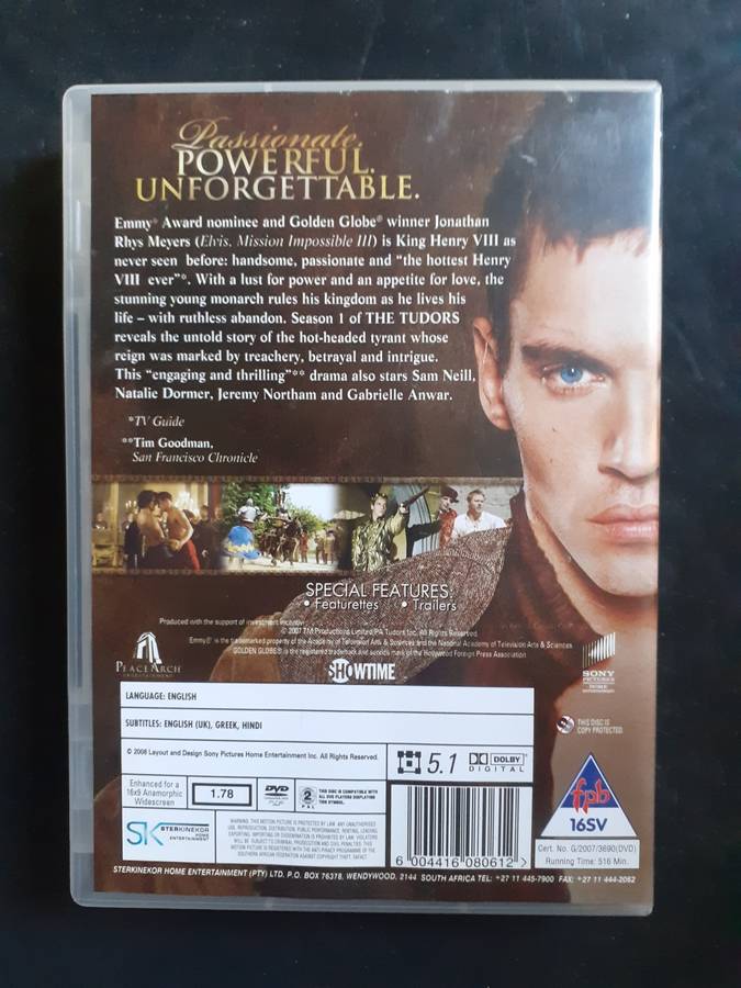 The Tudors - Complete First Season (3 DVD Set)