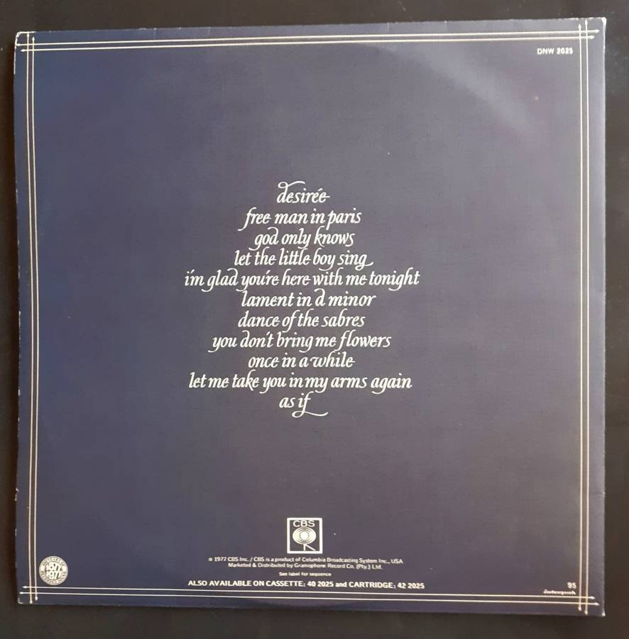 Neil Diamond - I'm Glad You're Here With Me Tonight LP Vinyl Record