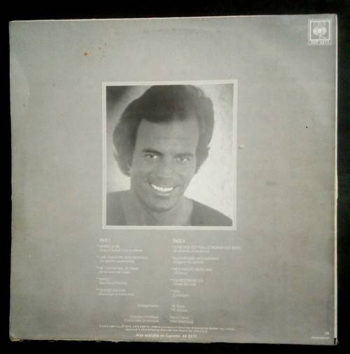 Julio Iglesias - Aimer LA Vie LP Vinyl Record