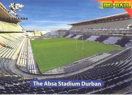 THE ABSA STADIUM - 2010 BIG BALL RUGBY STADIUM CARD