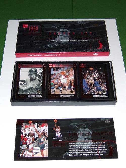 1999 UPPER DECK MICHAEL JORDAN CAREER SET ( RARE )