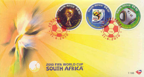 2010 FIFA WC FIRST DAY COVER 7.166