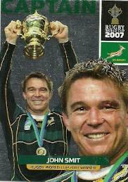 JOHN SMIT - 2011 RUGBY WORLD CUP COLLECTION CAPTAIN CARD 125