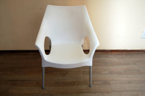 A stunning and comfortable Cafe chair available for sale (White)
