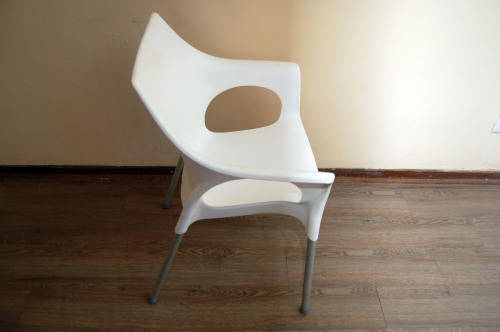 A stunning and comfortable Cafe chair available for sale (White)