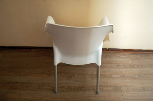 A stunning and comfortable Cafe chair available for sale (White)