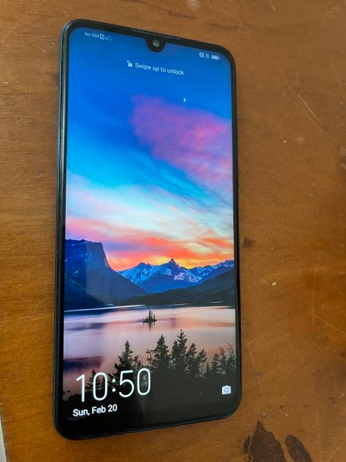 Huawei P30 Lite dual sim 128gb blue (Very good condition with charging cable)
