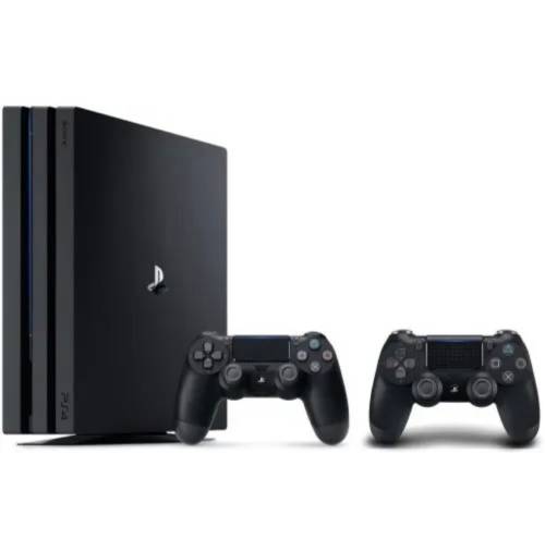 Sony PlayStation 4 PS4 PRO 1TB with 2 controllers & game (Very good condition)