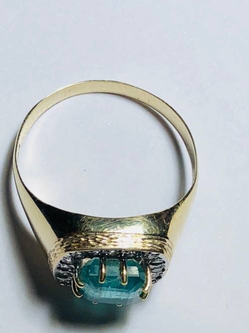 Mens Emerald Ring