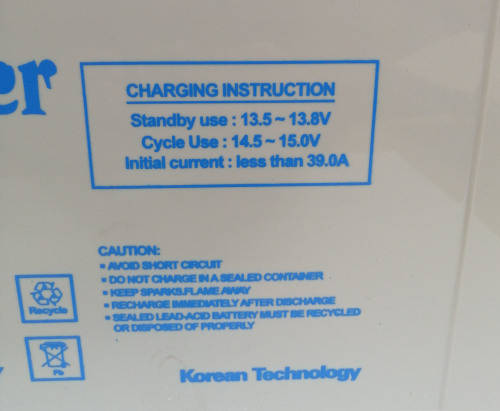 12V 130AH Gel battery
