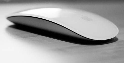 AIR MOUSE LASER - 2.4GHZ - WHITE AND SILVER - SENSOR SCROLL - SLIM DESIGN - BOXED