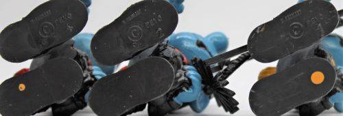 40202 - 3x Cimney Sweep SuperSmurfs - Hand-Painted Originals