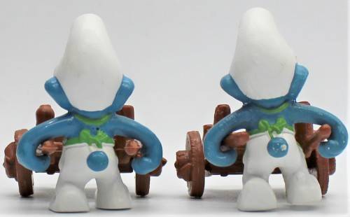 40206 - 2x Gardener SuperSmurfs - Hand-Painted Originals - Unboxed