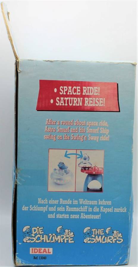 Smurf - Ideal - Rings of Saturn Smurf Toy - Licensed Peyo Product 1996
