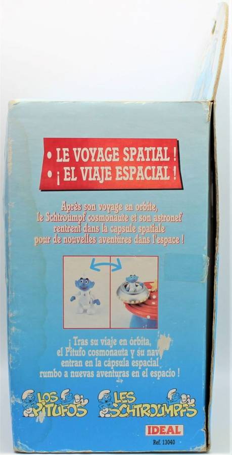 Smurf - Ideal - Rings of Saturn Smurf Toy - Licensed Peyo Product 1996