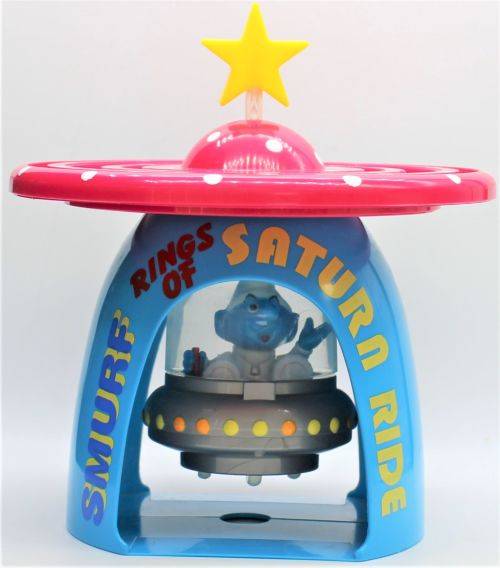 Smurf - Ideal - Rings of Saturn Smurf Toy - Licensed Peyo Product 1996
