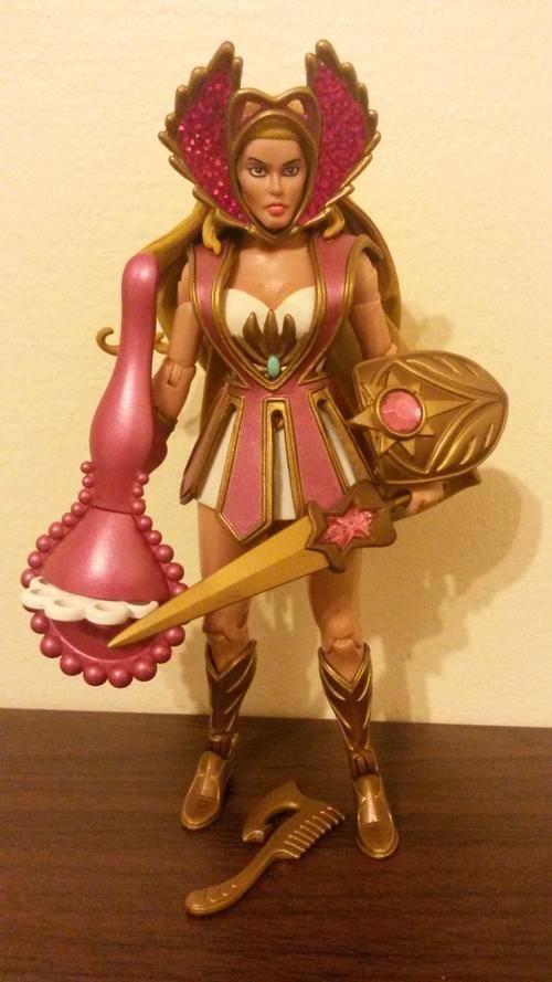 MOTUC Bubble Power She-ra (opened - complete with all accessories)