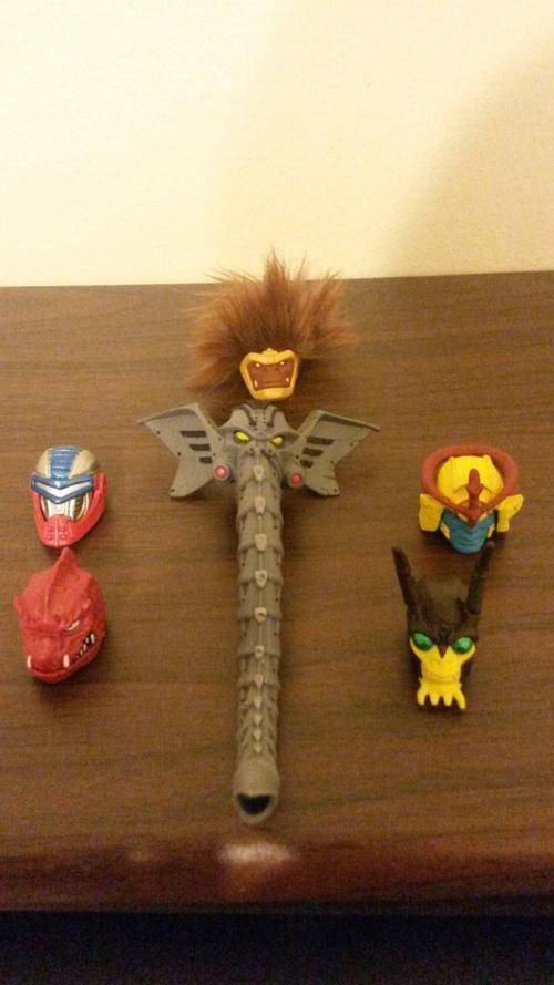 MOTUC Heads of Eternia (opened - complete with all accessories)