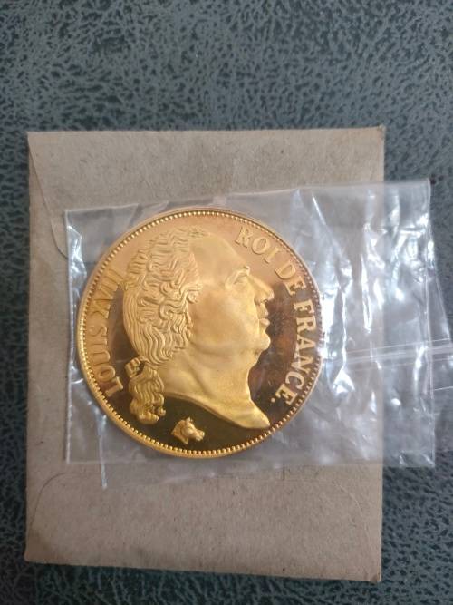 Louis XV111 Sterling Silver coin. 20 Francs and dated 1817ances