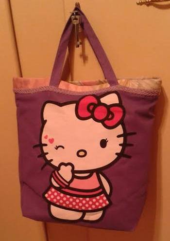 CARTOON Themed Tote Bag - "HELLO KITTY"
