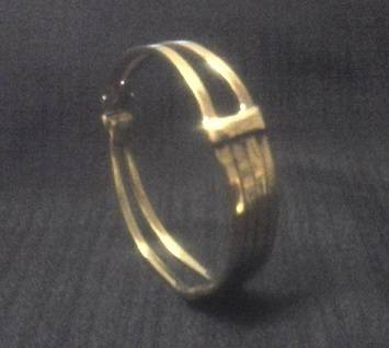 Ladies Handmade Brass Woven Bracelet