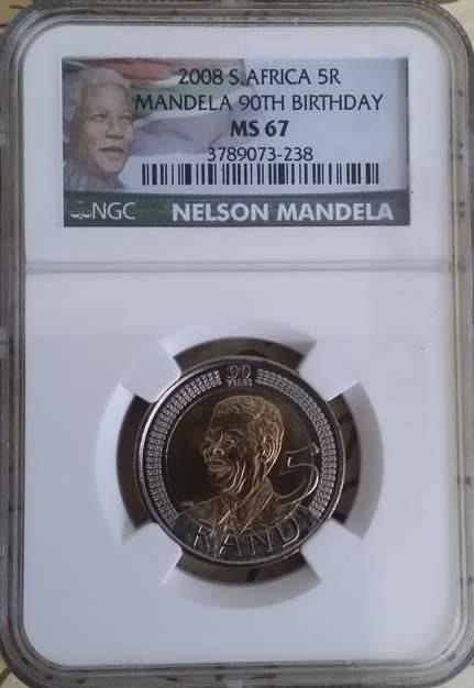LIMITED EDITION 90th Birthday Mandel R5 Coin (ON SPECIAL)