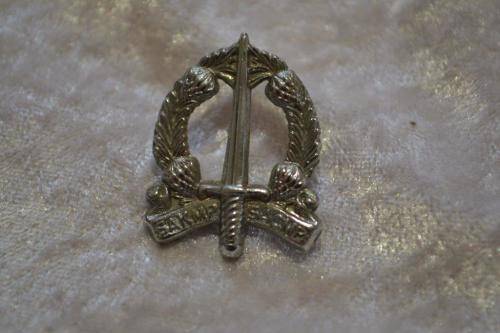 SA Corps of Military Police Collar badge.