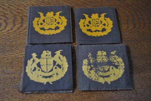 3 SADF Warrant Officer 1 Rank badges. Bid per badge