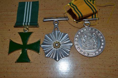 South African Prison Services Medal group of 3 to W/O K.R. Newman.
