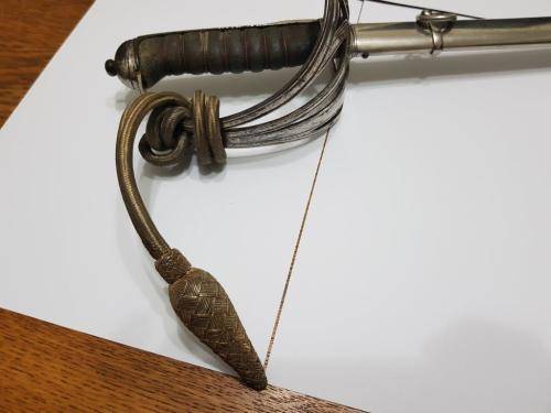 Royal Rifles Levee Sword with Sword knot.