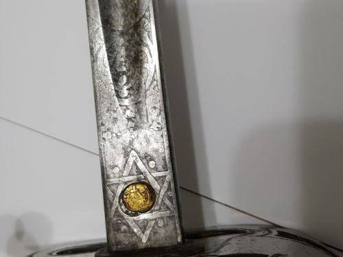 Royal Rifles Levee Sword with Sword knot.