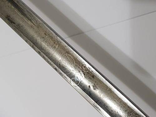 Royal Rifles Levee Sword with Sword knot.
