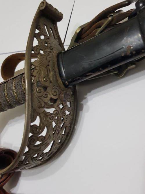 Swiss Pattern 1899 Infantry Officer's Sword with Sword knot.