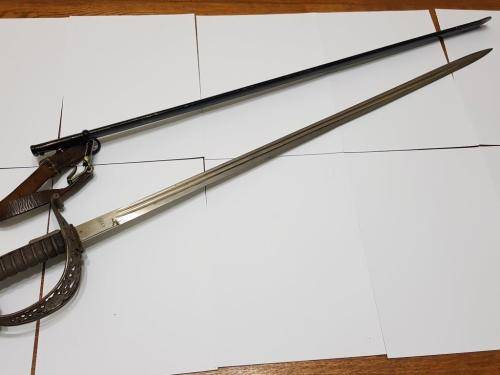 Swiss Pattern 1899 Infantry Officer's Sword with Sword knot.