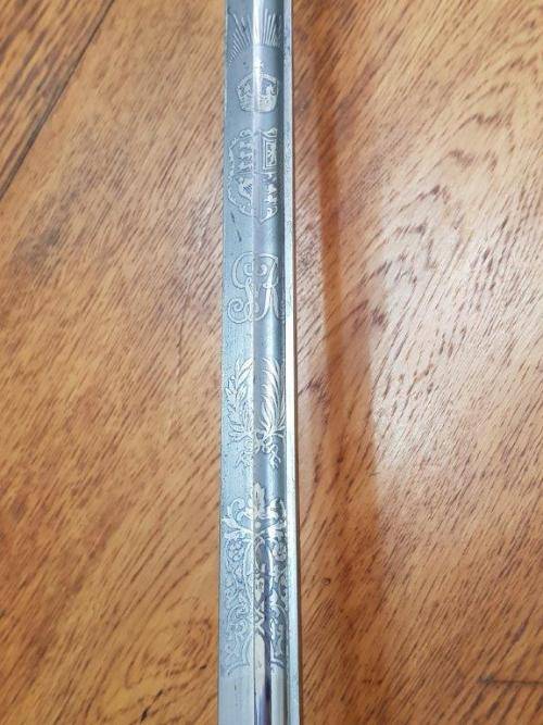 British Pattern 1912 Cavalry Officers Sword by Charles Reeves, Birmingham.