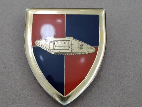 School of Armour Shoulder Flash. Pins Intact.
