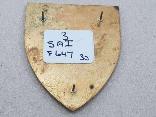 3 SAI Shoulder Flash. Pins Intact.